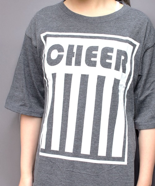 CHEER（チアー）の「サイドスリットプリントロングワンピース（ワンピース・レディース・ブラック/ダークグレー/オートミール・S/M/L）」の11枚目の写真