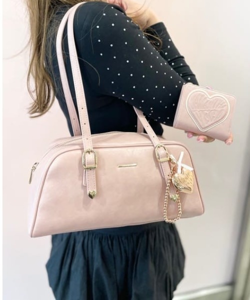 SAMANTHAVEGA（サマンサベガ）の「ワイドボストンバッグ（ボストンバッグ・レディース・ホワイト/ピンク/ブラック・FREE）」の3枚目の写真