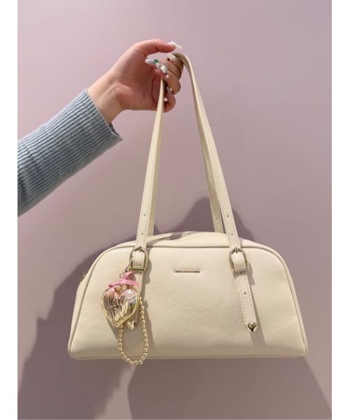 SAMANTHAVEGA（サマンサベガ）の「ワイドボストンバッグ（ボストンバッグ・レディース・ホワイト/ピンク/ブラック・FREE）」の22枚目の写真