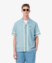 LACOSTE | モノグラムオープンカラーシャツ(シャツ/ブラウス)