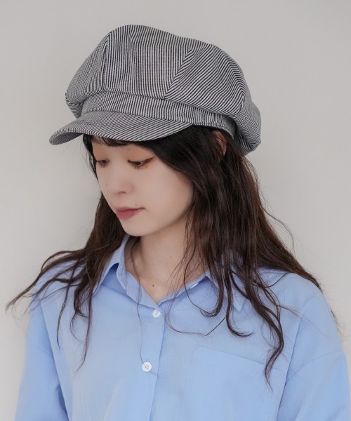 Ruben(ルーベン)の「デニムキャスケット(キャスケット・レディース・ブラック/ネイビー/ストライプ・XL/M)」の22枚目の写真