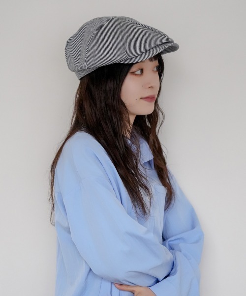 Ruben(ルーベン)の「デニムキャスケット(キャスケット・レディース・ブラック/ネイビー/ストライプ・XL/M)」の19枚目の写真