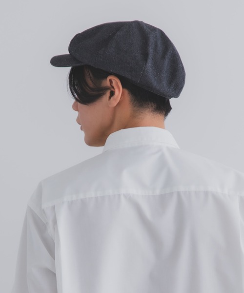 Ruben(ルーベン)の「デニムキャスケット(キャスケット・レディース・ブラック/ネイビー/ストライプ・XL/M)」の21枚目の写真
