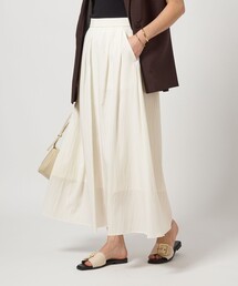 フレア スカート ホワイト -撥水-