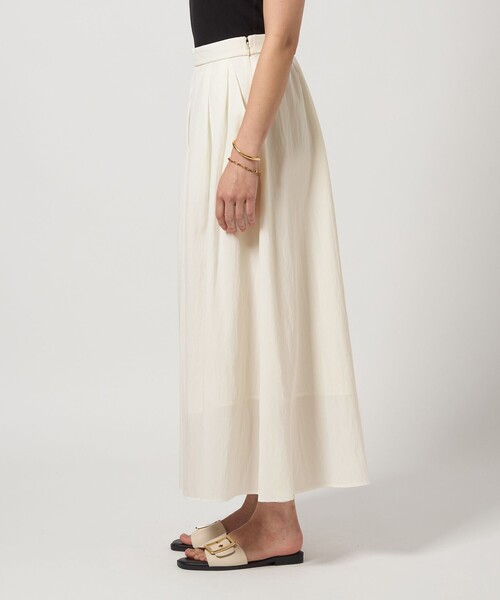 green label relaxing（グリーンレーベルリラクシング）の「フレア スカート ホワイト -撥水-（スカート・レディース・ホワイト・36/38）」の8枚目の写真