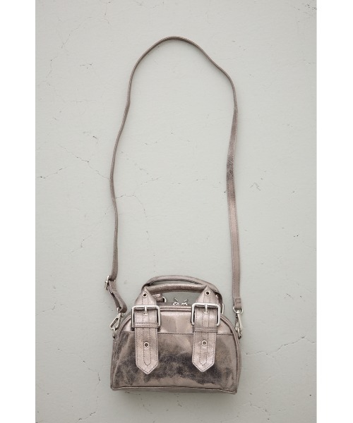 AZUL by moussy（アズールバイマウジー）の「バックルベルトハンドルバッグ（ショルダーバッグ・レディース・ブラック/レッド/アンティークシルバー・FREE）」の12枚目の写真