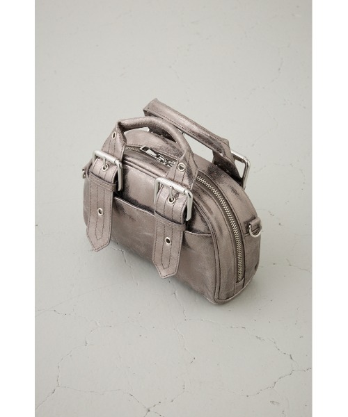 AZUL by moussy（アズールバイマウジー）の「バックルベルトハンドルバッグ（ショルダーバッグ・レディース・ブラック/レッド/アンティークシルバー・FREE）」の14枚目の写真