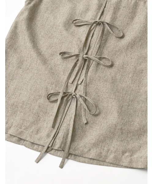 Re:EDIT（リエディ）の「[セットアップ対応]リネンライクノースリーブテーラードジレ（ベスト・レディース・ブラック/ベージュ・MEDIUM/LARGE）」の17枚目の写真