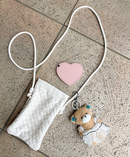 ZAKKA-BOX(ザッカボックス)の「イントレチャートスマホショルダーバッグ(ショルダーバッグ・レディース・ゴールド/シルバー/アイボリー/ブラック・FREE)」の22枚目の写真
