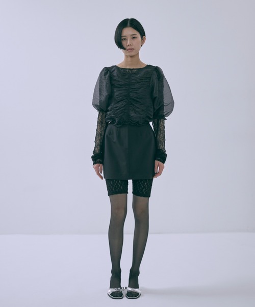 EN NEUME（エンノイム）の「Lace Biker Leggings（その他パンツ・レディース・アイボリー/ブラック・FREE）」の19枚目の写真