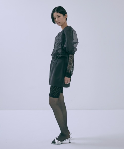 EN NEUME（エンノイム）の「Lace Biker Leggings（その他パンツ・レディース・アイボリー/ブラック・FREE）」の20枚目の写真