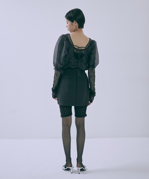 EN NEUME（エンノイム）の「Lace Biker Leggings（その他パンツ・レディース・アイボリー/ブラック・FREE）」の21枚目の写真