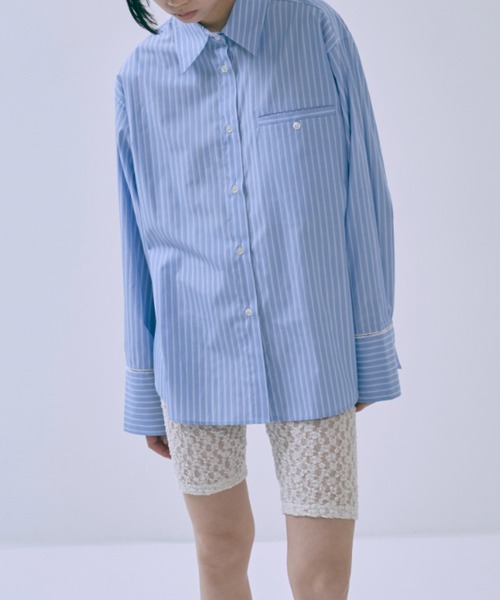 EN NEUME（エンノイム）の「Lace Biker Leggings（その他パンツ・レディース・アイボリー/ブラック・FREE）」の7枚目の写真