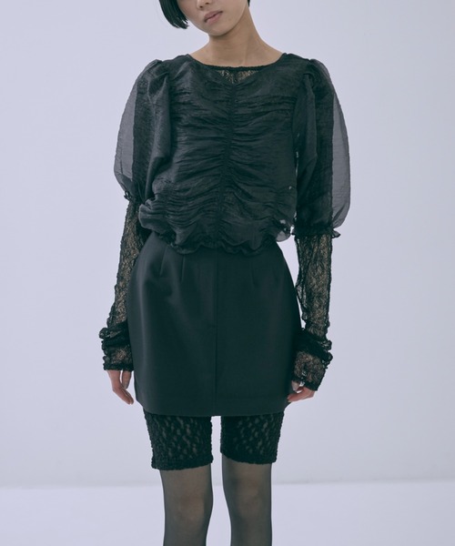 EN NEUME（エンノイム）の「Lace Biker Leggings（その他パンツ・レディース・アイボリー/ブラック・FREE）」の10枚目の写真