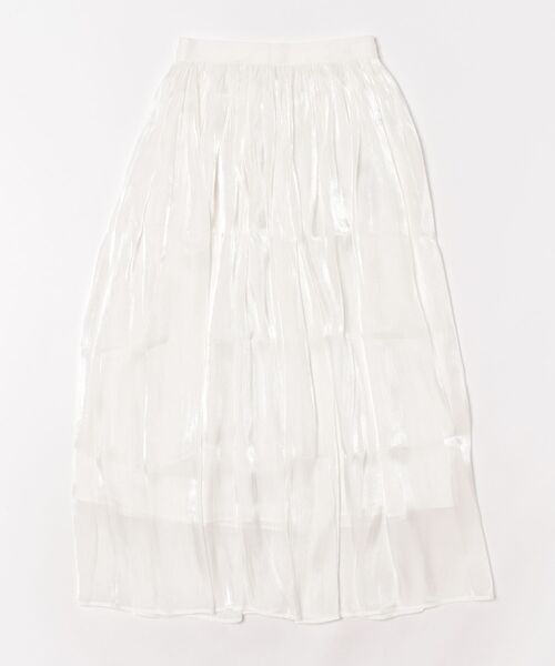 aimoha（アイモハ）の「シアープリーツスカート（スカート・レディース・ホワイト/ブラック/ベージュ/ピンク・FREE）」の17枚目の写真