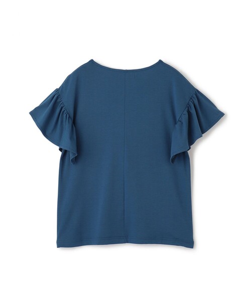 Jayro(ジャイロ)の「ポンチ袖フリルプルオーバー(Tシャツ/カットソー・レディース・ブラウン系その他2/ブルー/ブラック/ホワイト系その他・M)」の6枚目の写真