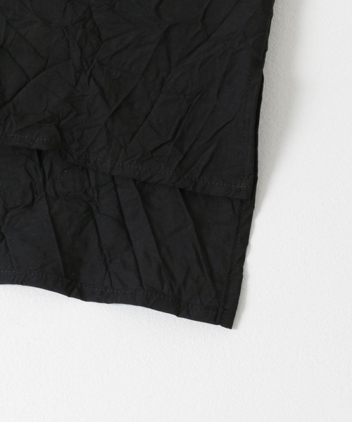 ATON（エイトン）の「ATON　CATCH WASHER COTTON TANK（タンクトップ・レディース・ベージュ/ピンク/ブラック・1）」の6枚目の写真