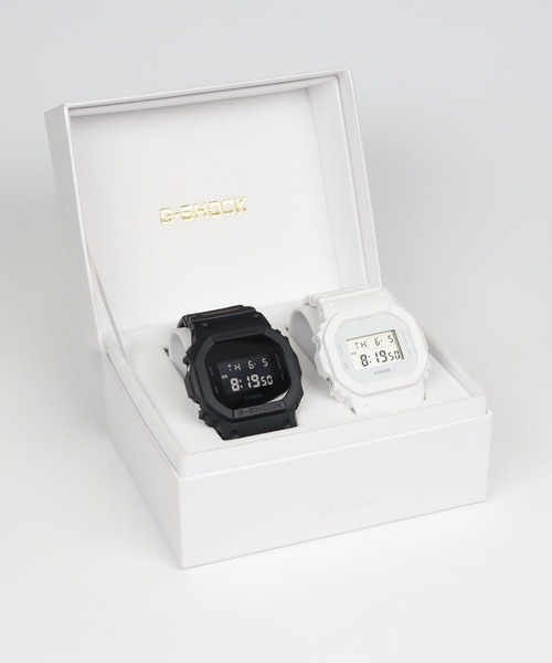 G-SHOCK(ジーショック)の「Pair Model / DW-5600UBB-1JF × DW-5600WW-7JF(デジタル腕時計・メンズ・ブラック×ホワイト・FREE)」の7枚目の写真