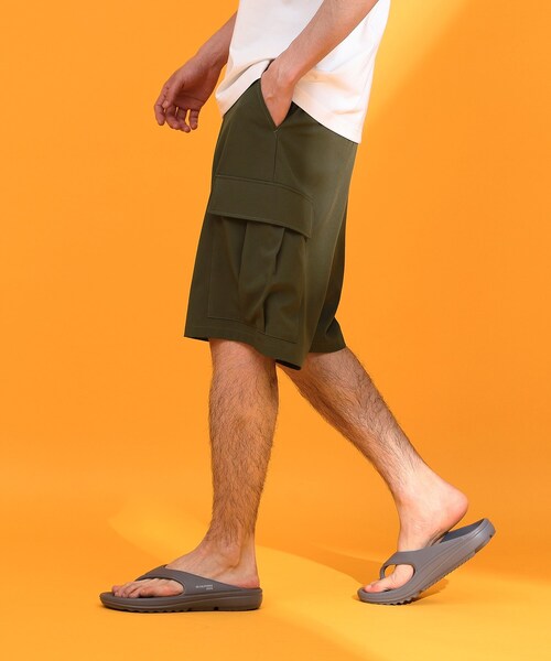 THE SHOP TK (ザ ショップ ティーケー )の「mizugiwa水陸両用カーゴショートパンツ 【接触冷感/UVカット/吸水速乾/洗濯機OK】(その他パンツ・メンズ・ブラック/ダークオリーブ・02/03)」の7枚目の写真