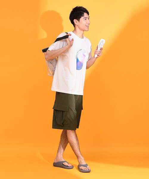 THE SHOP TK (ザ ショップ ティーケー )の「mizugiwa水陸両用カーゴショートパンツ 【接触冷感/UVカット/吸水速乾/洗濯機OK】(その他パンツ・メンズ・ブラック/ダークオリーブ・02/03)」の9枚目の写真