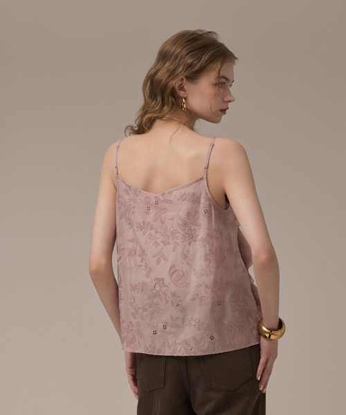 グレースコンチネンタル（GRACE CONTINENTAL）/エンブロイダリーキャミブラウス セール】エンブロイダリーキャミブラウス（キャミソール）｜GRACE
