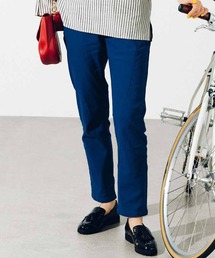 【低身長/高身長サイズあり】リブ イン コンフォート ラフにはけてすっきり見えする カポック混素材のカポッとパンツ