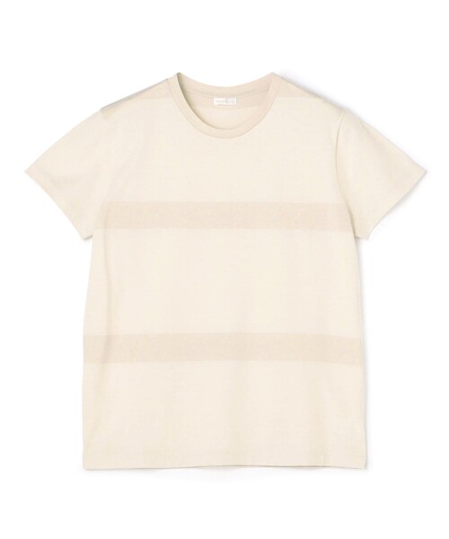 GALERIE VIE（ギャルリー ヴィー）の「ファインコットン クルーネックTシャツ（Tシャツ/カットソー・レディース・チャコールグレー/ブルー系その他2/ライトブルー/グレー系その他/ネイビー・FREE）」の3枚目の写真
