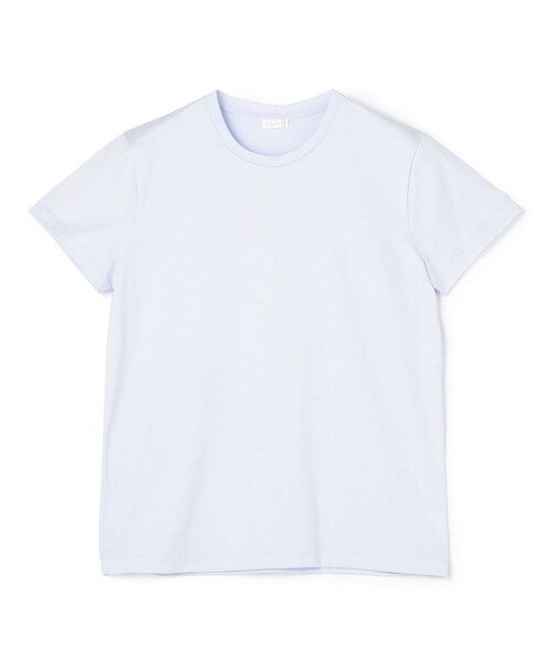GALERIE VIE（ギャルリー ヴィー）の「ファインコットン クルーネックTシャツ（Tシャツ/カットソー・レディース・チャコールグレー/ブルー系その他2/ライトブルー/グレー系その他/ネイビー・FREE）」の4枚目の写真