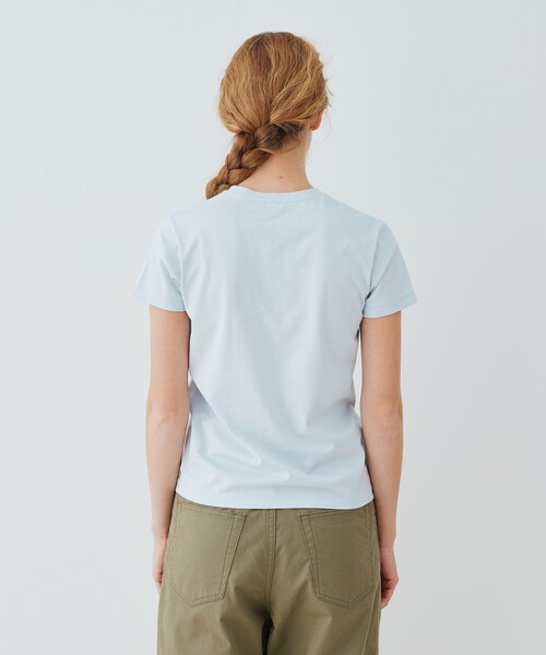 GALERIE VIE（ギャルリー ヴィー）の「ファインコットン クルーネックTシャツ（Tシャツ/カットソー・レディース・チャコールグレー/ブルー系その他2/ライトブルー/グレー系その他/ネイビー・FREE）」の10枚目の写真