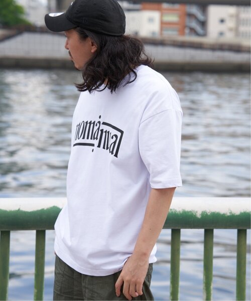 NOMANUAL（NOMANUAL）の「【NOMANUAL】アーチロゴＴシャツ（Tシャツ/カットソー・メンズ・ブラック/ホワイト・M/L）」の16枚目の写真