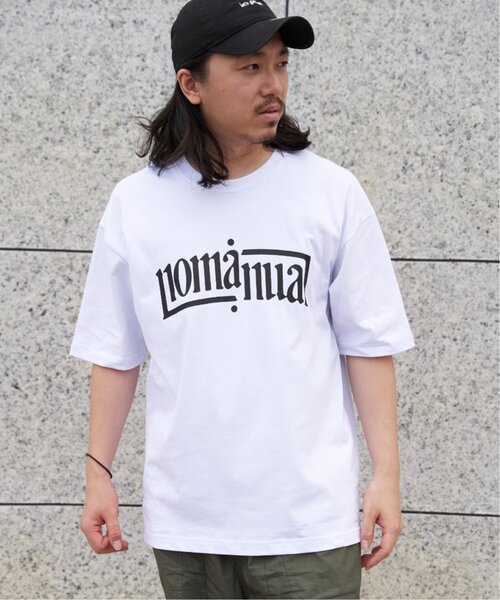 NOMANUAL（NOMANUAL）の「【NOMANUAL】アーチロゴＴシャツ（Tシャツ/カットソー・メンズ・ブラック/ホワイト・M/L）」の17枚目の写真