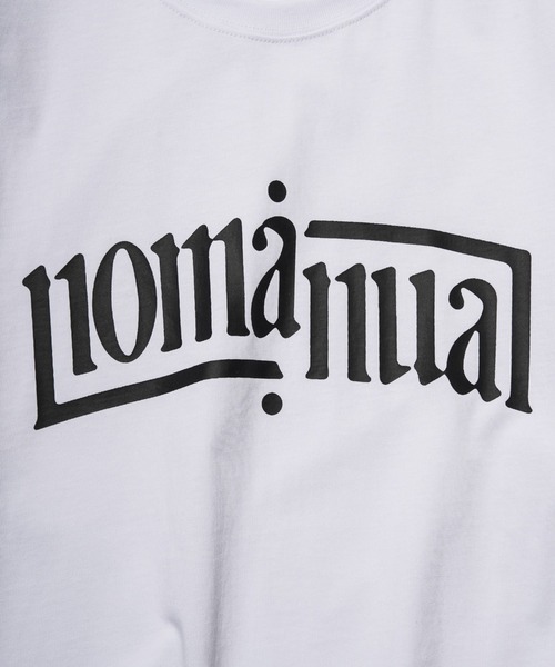 NOMANUAL（NOMANUAL）の「【NOMANUAL】アーチロゴＴシャツ（Tシャツ/カットソー・メンズ・ブラック/ホワイト・M/L）」の4枚目の写真