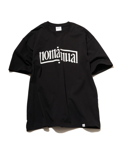 NOMANUAL（NOMANUAL）の「【NOMANUAL】アーチロゴＴシャツ（Tシャツ/カットソー・メンズ・ブラック/ホワイト・M/L）」の8枚目の写真