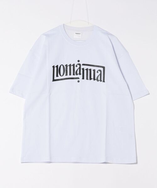 NOMANUAL（NOMANUAL）の「【NOMANUAL】アーチロゴＴシャツ（Tシャツ/カットソー・メンズ・ブラック/ホワイト・M/L）」の11枚目の写真