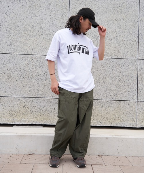 NOMANUAL(NOMANUAL)の「【NOMANUAL】アーチロゴTシャツ(Tシャツ/カットソー・メンズ・ブラック/ホワイト・M/L)」の19枚目の写真