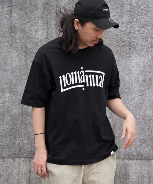 NOMANUAL(NOMANUAL)の「【NOMANUAL】アーチロゴTシャツ(Tシャツ/カットソー・メンズ・ブラック/ホワイト・M/L)」の21枚目の写真