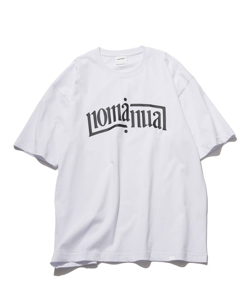 NOMANUAL（NOMANUAL）の「【NOMANUAL】アーチロゴＴシャツ（Tシャツ/カットソー・メンズ・ブラック/ホワイト・M/L）」の14枚目の写真