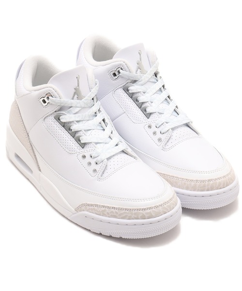 JORDAN BRAND(ジョーダンブランド)の「JORDAN BRAND AIR JORDAN 3 RETRO / ジョーダン ブランド エア ジョーダン 3 レトロ / NIKE【SP】(スニーカー・メンズ・ホワイト・26.5cm/27.0cm/27.5cm/28.0cm/28.5cm/26.0cm)」の1枚目の写真