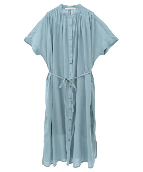 MELROSE claire(メルローズ クレール)の「【シャツギャザーワンピース】(ワンピース・レディース・チャコールグレー/ブルーグリーン/オフホワイト・FREE)」の18枚目の写真