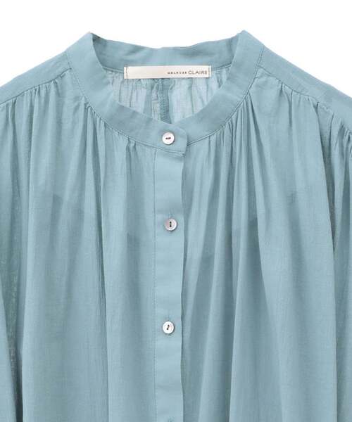 MELROSE claire(メルローズ クレール)の「【シャツギャザーワンピース】(ワンピース・レディース・チャコールグレー/ブルーグリーン/オフホワイト・FREE)」の20枚目の写真