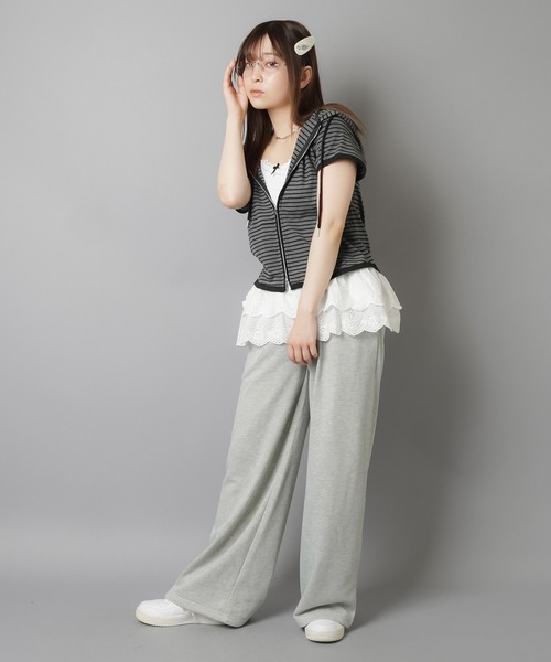 ヘアピン　ホワイト（ゆーたん） ぱっちん！滑り止め付きヘアピン「ガチピン」45mmスリムぷっくり