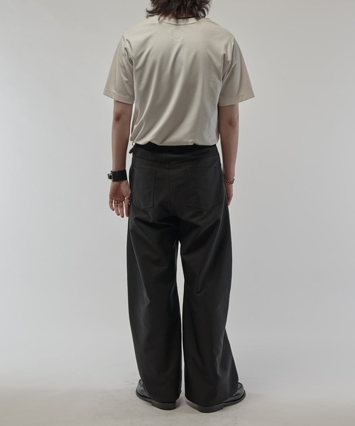 最終お値下げ　Lui's カーブスラックス　ブラック Lui's スラックス カーブスラックス メンズ : ZOZOTOWN Yahoo!店