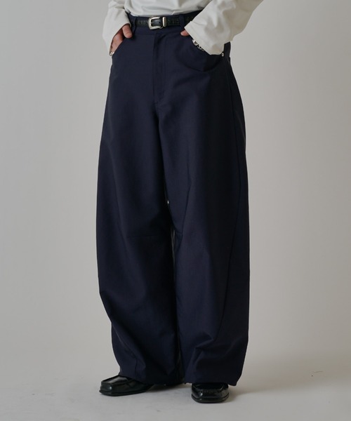 【美品】Lui’s カーブスラックス　M　メンズ　パンツ Lui's（ルイス） スラックス アクティブカーブパンツ メンズ
