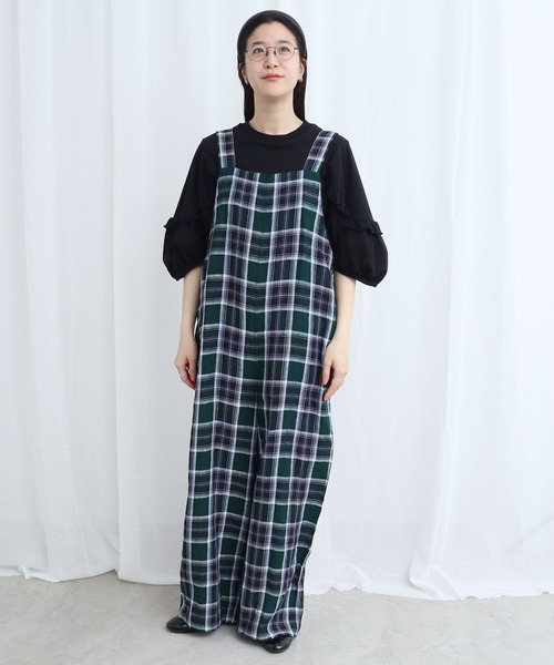 fig Ｌondon（フィグロンドン）の「●Olive salopette（サロペット/オーバーオール・レディース・グリーン・FREE）」の8枚目の写真