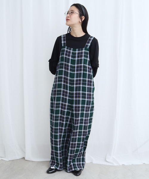 fig Ｌondon（フィグロンドン）の「●Olive salopette（サロペット/オーバーオール・レディース・グリーン・FREE）」の12枚目の写真