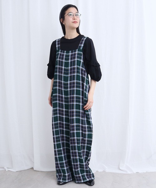fig Ｌondon（フィグロンドン）の「●Olive salopette（サロペット/オーバーオール・レディース・グリーン・FREE）」の13枚目の写真