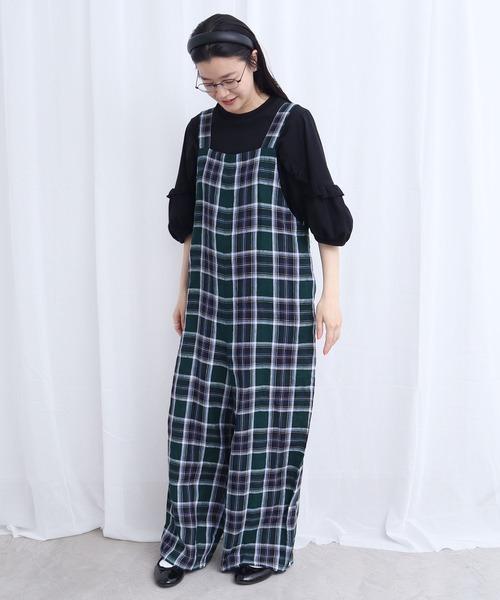 fig Ｌondon（フィグロンドン）の「●Olive salopette（サロペット/オーバーオール・レディース・グリーン・FREE）」の16枚目の写真