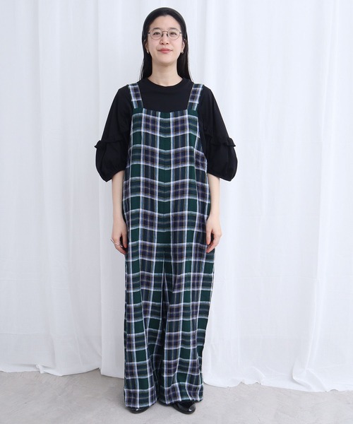 fig Ｌondon（フィグロンドン）の「●Olive salopette（サロペット/オーバーオール・レディース・グリーン・FREE）」の17枚目の写真