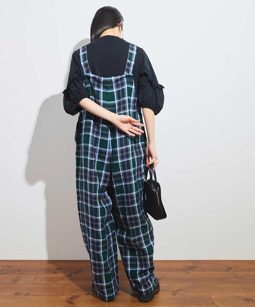 fig Ｌondon（フィグロンドン）の「●Olive salopette（サロペット/オーバーオール・レディース・グリーン・FREE）」の6枚目の写真