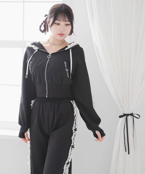 サニーデイ・サービス somewher in my heart パーカー M ONCILY パーカー 「 × WISH FOR EVER 」HEART COLLAB FULL-ZIP